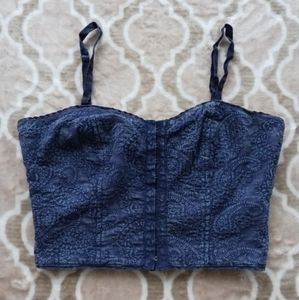 ❌️SOLD❌️ Gimmicks by BKE Corset Tank, Size S